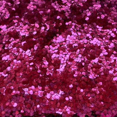 Glitter ecologico magenta spesso