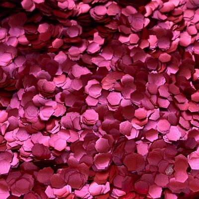 Glitter ecologico super spesso rosso cipria