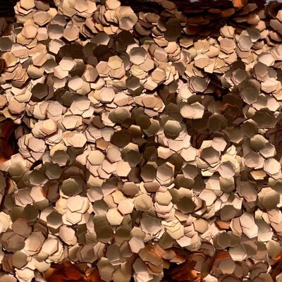 Glitter ecologico super spesso arancione