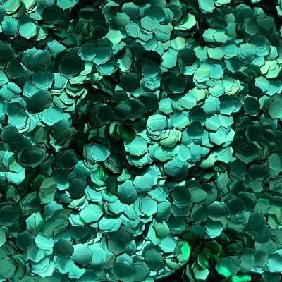 Glitter ecologico super spesso verde