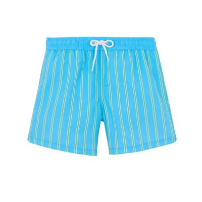 Maillot de bain garçon Rayé bleu et vert