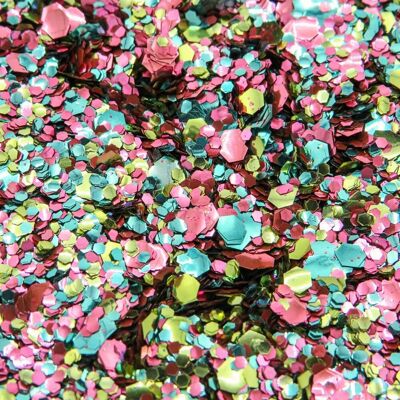 Giardino segreto - Bandiera dell'orgoglio pansessuale Eco Glitter