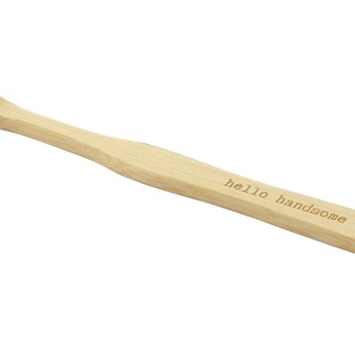 Cepillo de dientes de bambú 'hola guapo'