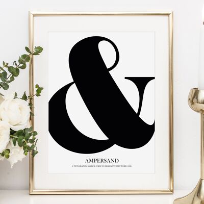 Poster 'Ampersand' - DIN A3