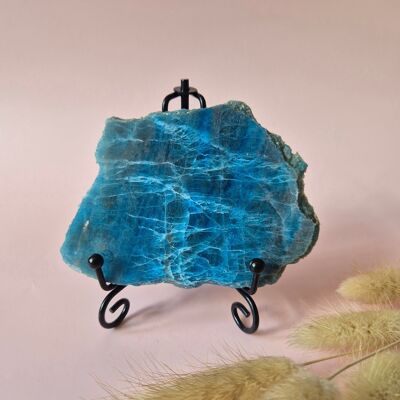 Disque d'apatite bleue sur support n° 6, 106 g – Inspiration, clarté et force intérieure (copie) (copie) (copie) (copie) (copie)