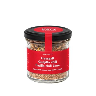 Sea salt Guajillo chili Pasilla chili Lime