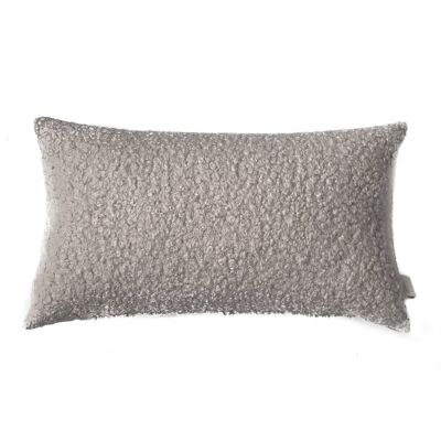 HOUSSE de Coussin Boucle Blanc Cassé 30/50 CM