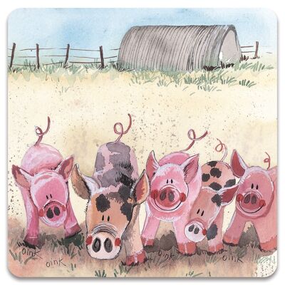 Five little pigs