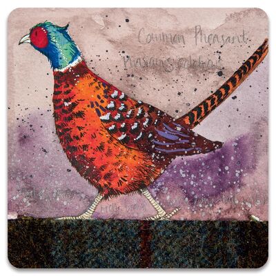 Pheasant coaster