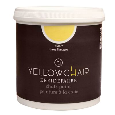 Chalk color No. 350Y / three five zero / sun yellow, 1 liter