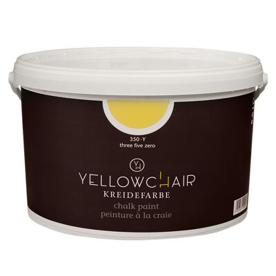 Chalk color No. 350Y / three five zero / sun yellow, 5 liters