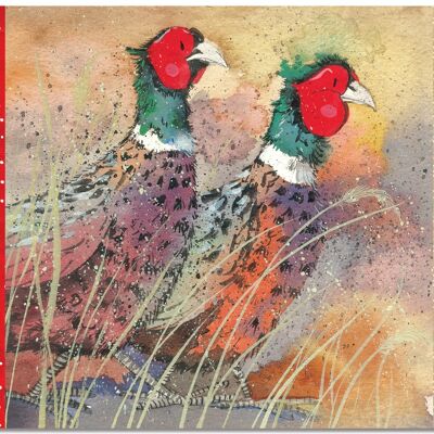 Pleasant pheasants placemat 2