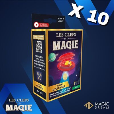 CONFEZIONE X10 - Trucchi di magia: Il misterioso UFO - Regalo per bambini - Giocattolo divertente 😃