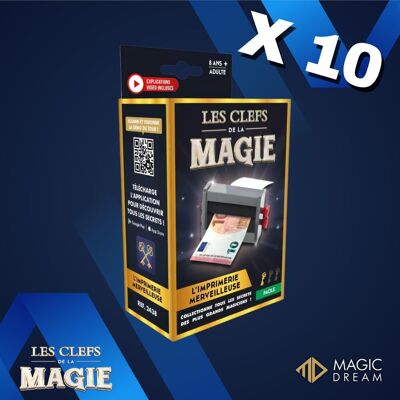 CONFEZIONE X10 - Trucchi di magia: La meravigliosa tipografia - Regalo per bambini - Giocattolo divertente 😃