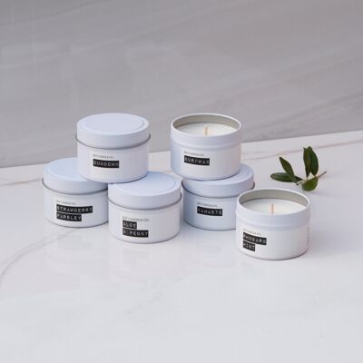 Pack de 6 bougies de voyage Pick & Mix / 150 heures