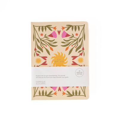 Agenda scolaire Fabrique 2025/2026 Beige Soleil 18 mois