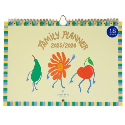 A-Journal Agenda Familiare 18 Mesi Fruttata