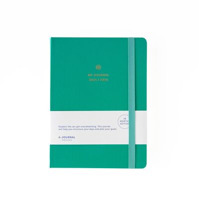 Il mio diario Diario scolastico 18 mesi 2025/2026 Verde smeraldo