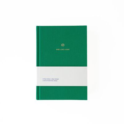 One Line a Day - Linen Emerald