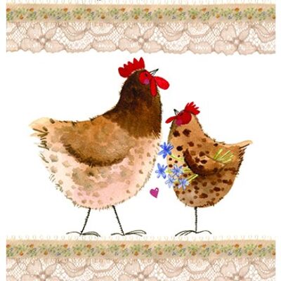 Spring chickens bookmark