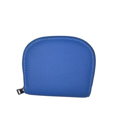 Porte-monnaie en cuir bleu
