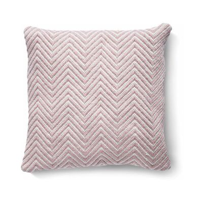 Hug Rug Woven Herringbone Cushion Rose