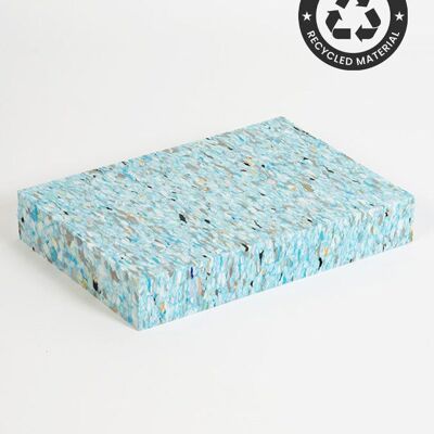 Yoga Studio Blocco completo per yoga in schiuma di trucioli riciclati (30 x 20 x 5 cm)