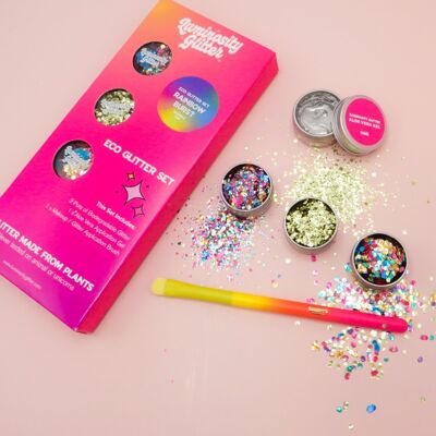 Set regalo Rainbow Burst Eco Glitter