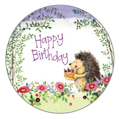 Birthday hedgehog 2