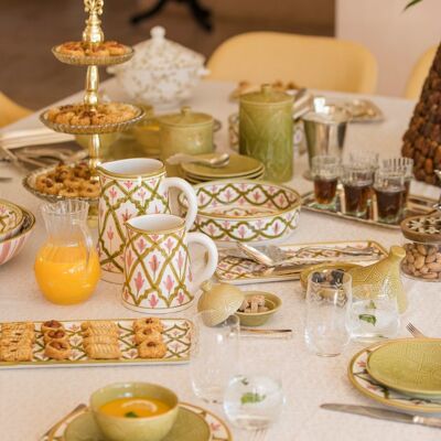 Pichets lmida kaki blush goud “Noura”
