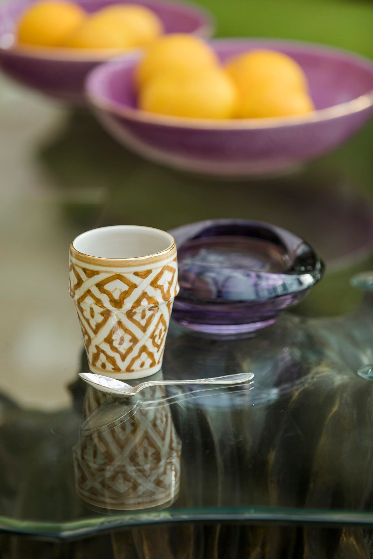 Grande copia beldi fassia paille goud “Amina”