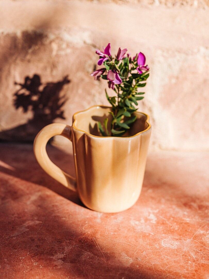 Mok coquillage sahara goud “Khadija”