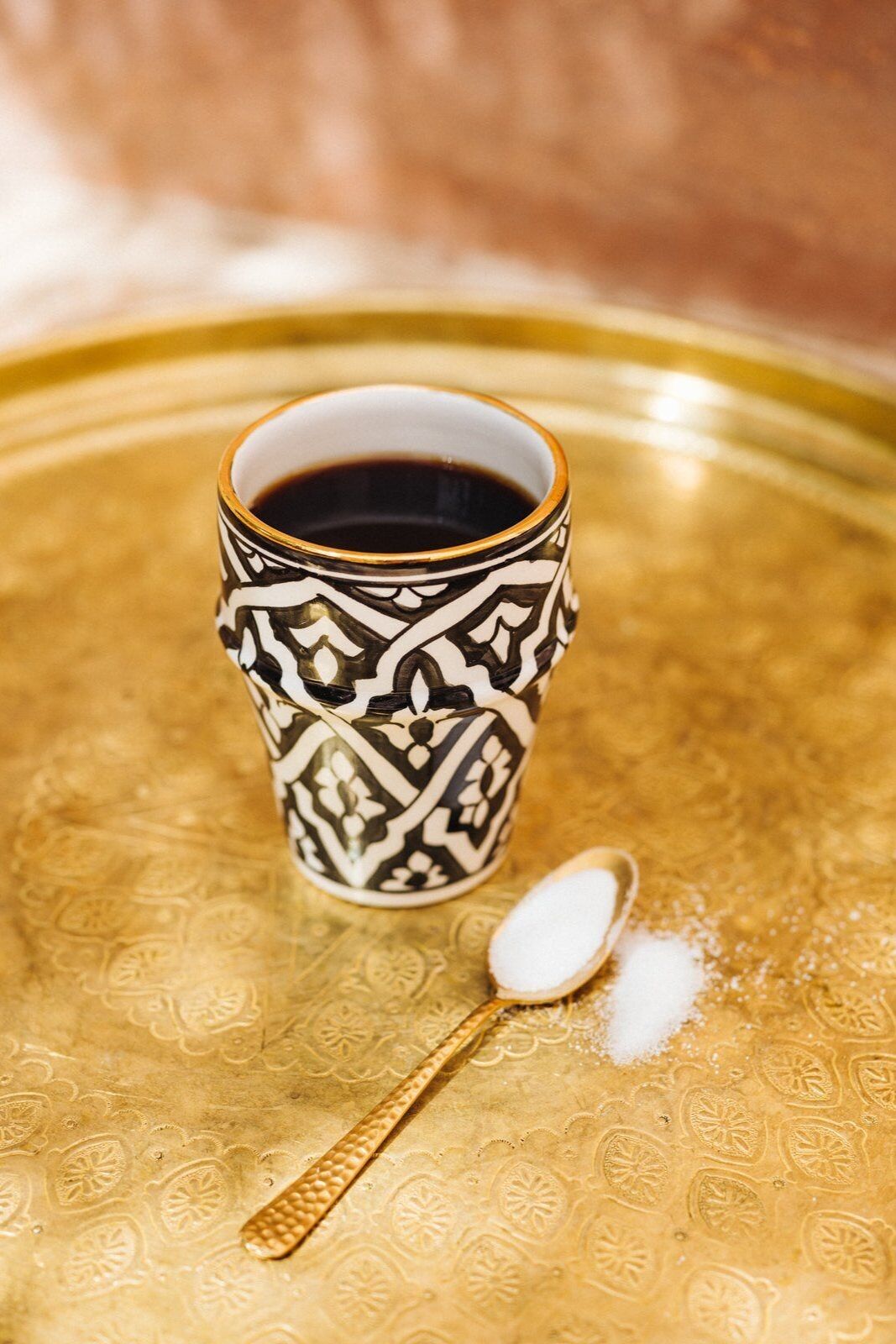 Grande copia beldi fassia noir goud “Leila”