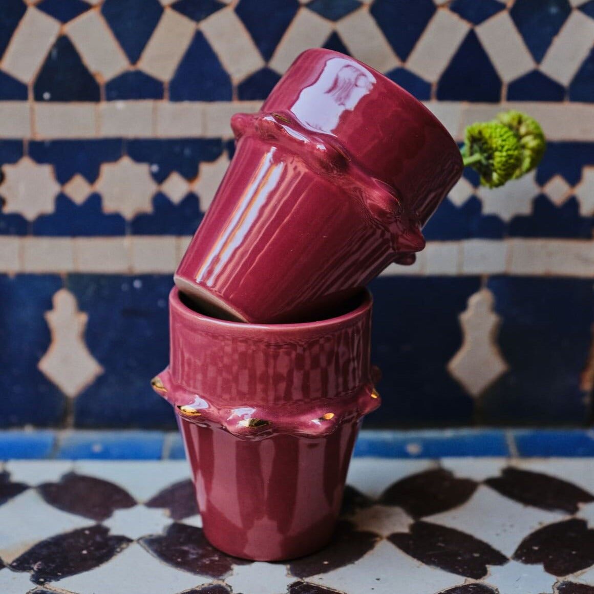 Tasses beldi tazza di melanzane goud “Samira”