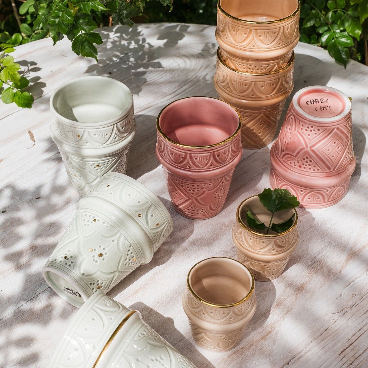 Piccolo bicchiere di caffè con sollievo alla menta goud “Zahra”