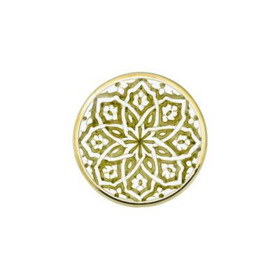 Assiette fassia kaki goud “Fatima”