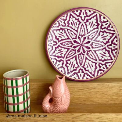 Assiettes fassia lilas goud “Noura”