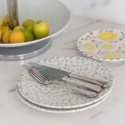 Groot assiette granito menta “Fatima”