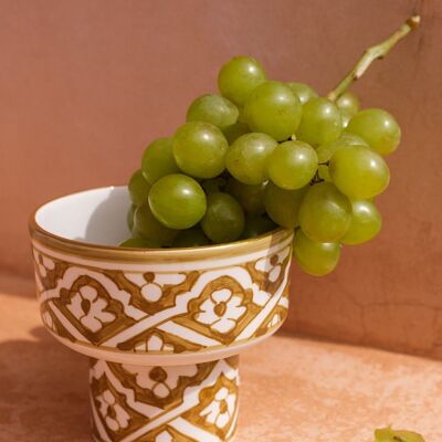 Kommen apéritivo fassia kaki goud “Samira”