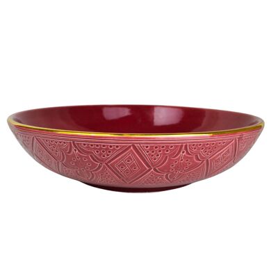 Kom bassorilievo melanzane goud “Zahra”