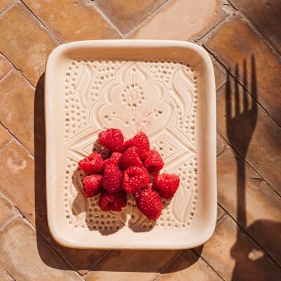 Petit plateau relieve sahara goud “Noura”