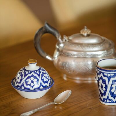 Boîte à délice fassia azul majorelle dorado “Samira”