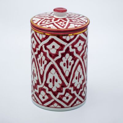 Boite haute fassia berenjena dorada “Amina”
