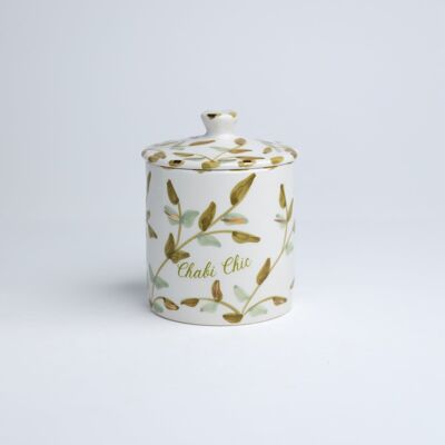 Boite souky feuilles goud “Noura”