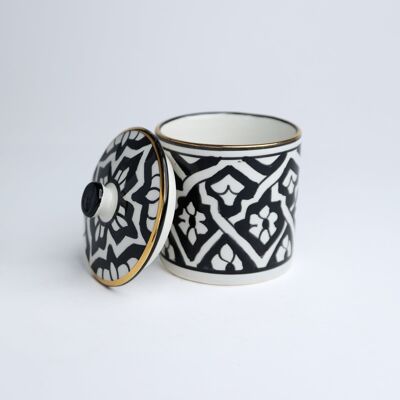 Boite souky fassia noir goud “Yasmina”