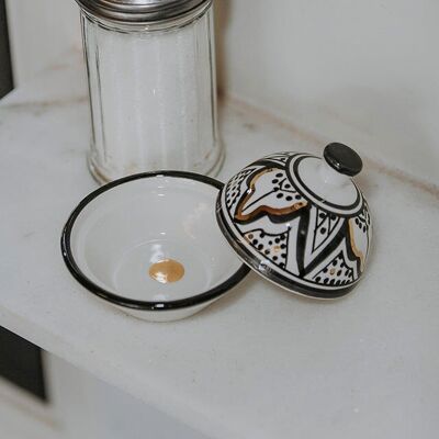 Boîte à délice zwak noir goud “Noura”