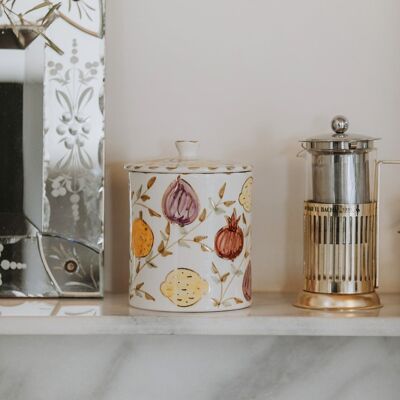 Boîte tutti frutti goud “Yasmina”