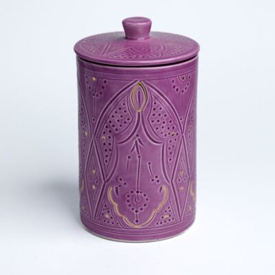 Boites rilievo lilas goud “Amina”