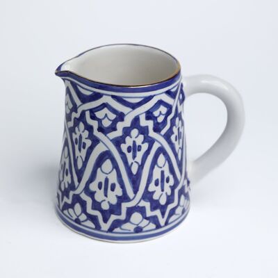 Petit pichet fassia blauw majorelle goud “Leila”