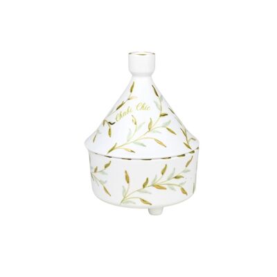Boite mediano tajine feuilles goud “Fátima”